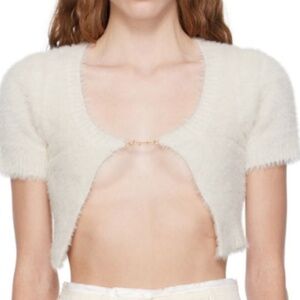 Jacquemus Off-White Le Papiera Mayu Neve Cardigan